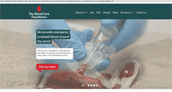 Desktop Screenshot of bloodcare.org.uk